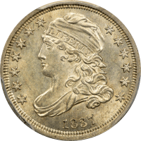 1837 Capped Bust Dime (10c) Obverse Image