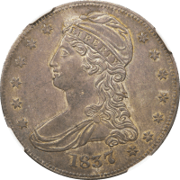 1837 Capped Bust Half Dollar (50c) Obverse Image