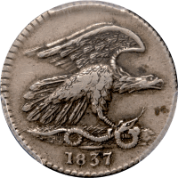 1837 Feuchtwanger Cent (1c) HT-268 Obverse Image