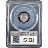 1837 Large Date Seated Liberty Half Dime (H10C) SLAB Image