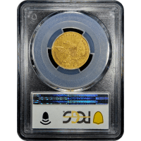 1838 Classic Head Gold Half Eagle ($5) Reverse Slab Image