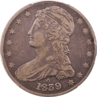 1839-O Capped Bust Half Dollar (50c) Obverse Image