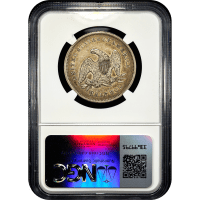 1840 Seated Liberty Half Dollar (50c) Small Letters SLAB Image