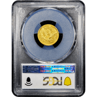 1841-C Liberty Gold Quarter Eagle ($2.50) Reverse Slab Image