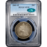 1841-O Seated Liberty Half Dollar (50c) SLAB Image
