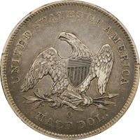 1841-O Seated Liberty Half Dollar (50c) REVERSE Image