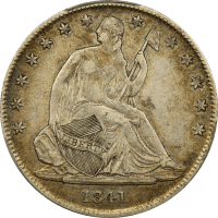 1841-O Seated Liberty Half Dollar (50c) Obverse Image