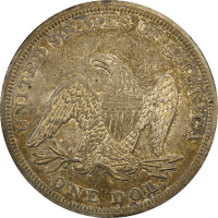 1842 Seated Liberty Dollar ($1) Reverse Image