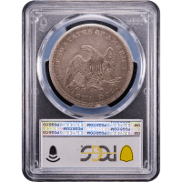 1843 Seated Liberty Dollar ($1) Reverse Slab Image