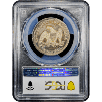 1843 Seated Liberty Half Dollar (50c) Reverse Slab Image