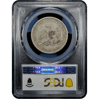 1843 Seated Liberty Half Dollar (50c) SLAB Image