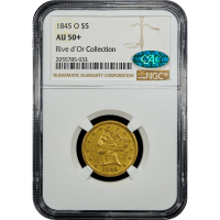 1845-O Liberty Gold Half Eagle ($5) SLAB Image