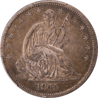 1845-O Seated Liberty Half Dollar (50c) Obverse Image