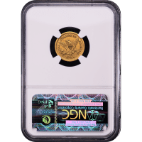 1846-D/D Liberty Gold Half Eagle ($5) Reverse Slab Image