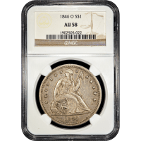 1846-O Seated Liberty Dollar ($1) Obverse Slab Image