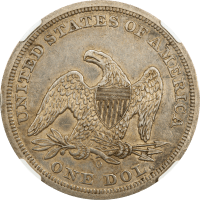 1846-O Seated Liberty Dollar ($1) Reverse Image