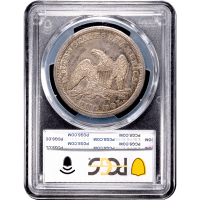 1846-O Seated Liberty Dollar ($1) Reverse Slab Image