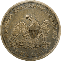 1846-O Seated Liberty Dollar ($1) REVERSE Image