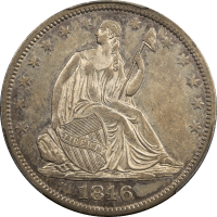 1846-O Seated Liberty Half Dollar (50c) Medium Date OBVERSE Image