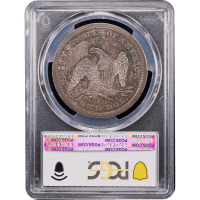 1846 Seated Liberty Dollar ($1) Reverse Slab Image
