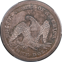 1846 Seated Liberty Dollar ($1) Reverse Image