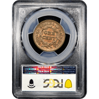 1847 Braided Hair Large Cent (1c) SLAB Image