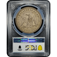 1847 Seated Liberty Dollar ($1) SLAB Image