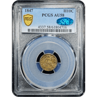 1847 Seated Liberty Half Dime (H10C) SLAB Image