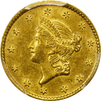 1850-O Gold Dollar (G$1) OBVERSE Image