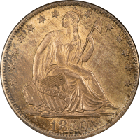 1850-O Seated Liberty Half Dollar (50c) Obverse Image