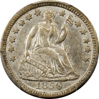 1850 Seated Liberty Half Dime (H10C) Obverse Image
