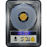 1851 Gold Dollar ($1) Reverse Slab Image