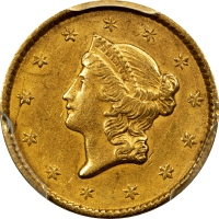 1851 Gold Dollar ($1) Obverse Image