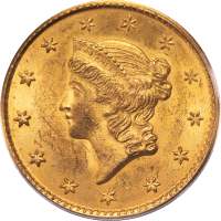 1851 Gold Dollar (G$1) OBVERSE Image