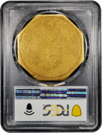 1852 Assay 887 Gold $50 Slug SLAB Image
