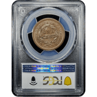 1852 Braided Hair Large Cent (1c) Reverse Slab Image