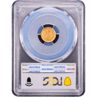 1852 Gold Dollar ($1) Reverse Slab Image