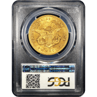 1852 Liberty Gold Double Eagle ($20) Reverse Slab Image