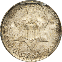 1852 Three Cent Silver (3CS) OBVERSE Image