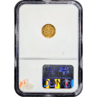 1853-D Gold Dollar ($1) Reverse Slab Image