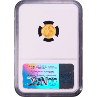 1853 Gold Dollar ($1) Reverse Slab Image