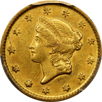 1853 Gold Dollar ($1) Obverse Image