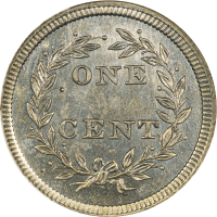 1853 Pattern Cent (1c) J-150 Reverse Image