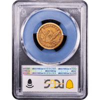 1854-D Liberty Gold Half Eagle ($5) Weak D Reverse Slab Image