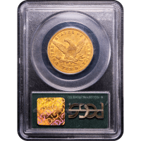 1854-O Liberty Gold Eagle ($10) OGH Reverse Slab Image