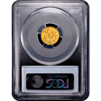 1855 Gold Dollar ($1) Reverse Slab Image