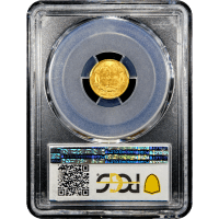 1855 Gold Dollar ($1) Reverse Slab Image