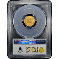 1855 Gold Dollar ($1) Reverse Slab Image