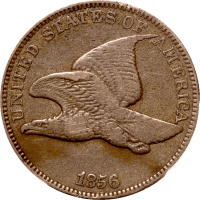 1856 Flying Eagle Cent (1c) OBVERSE Image