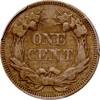 1856 Flying Eagle Cent (1c) Reverse Image